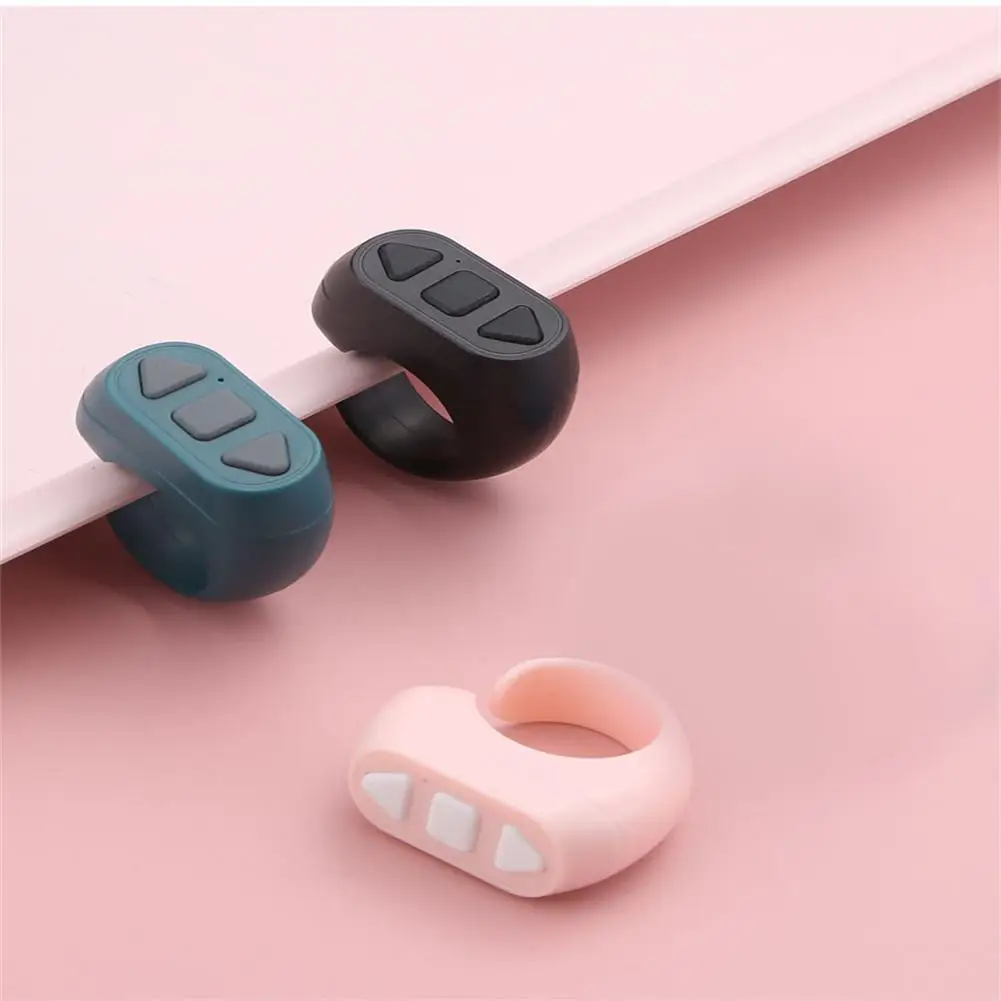 Fingertip Controller Bluetooth-compatible for Tik Tok Video Page Turner Remote Control Video Selfie for Mobile Phone Controller