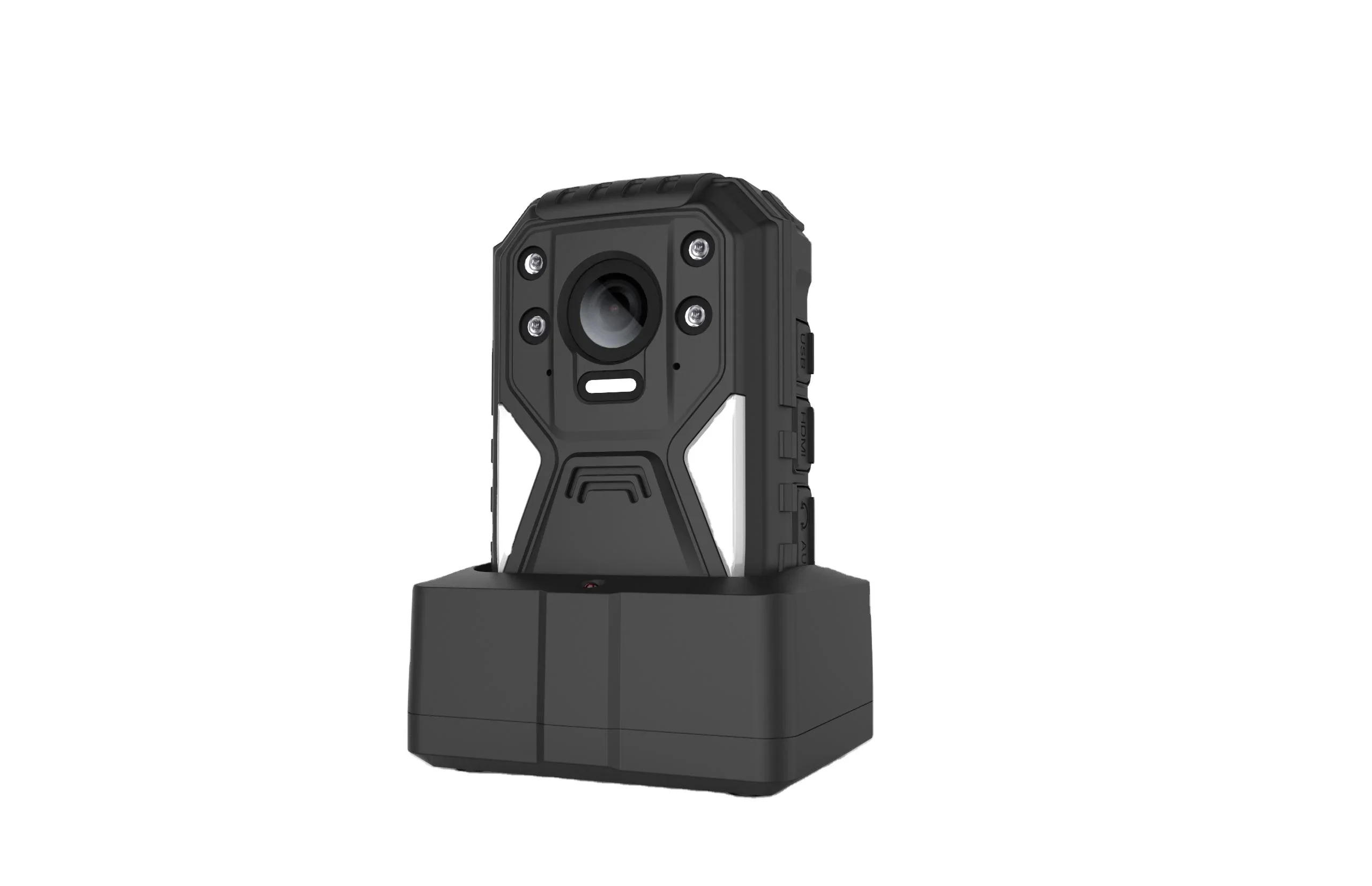 New 2K HD 1600P IP68 External Camera 8-11 Hours 1 Min Pre- record Fire-proof Body Worn Camera With G-Sensor