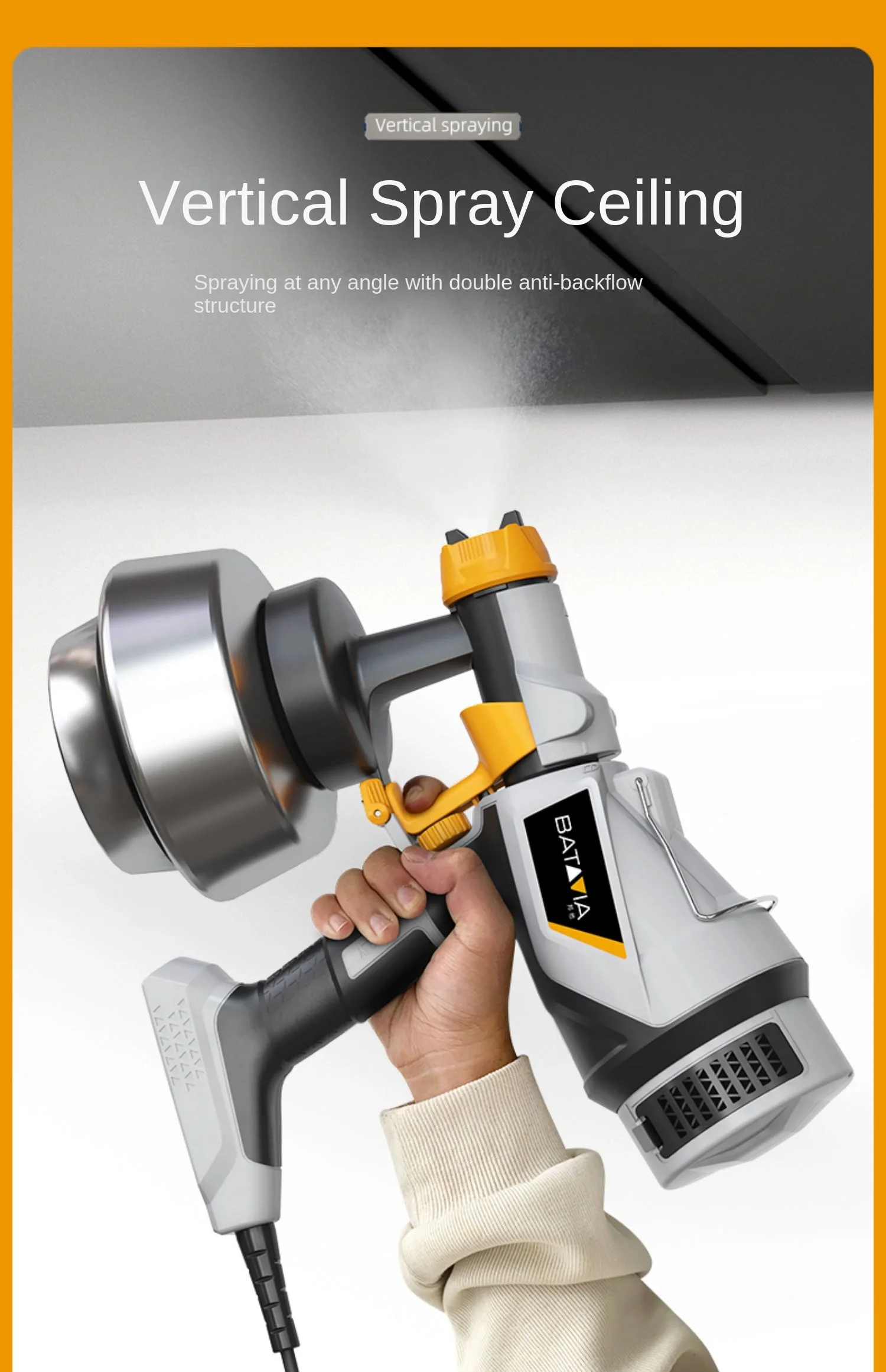 

Electric paint gun Lithium battery spraying machine Paint latex paint gun Spray can Wall spraying machine