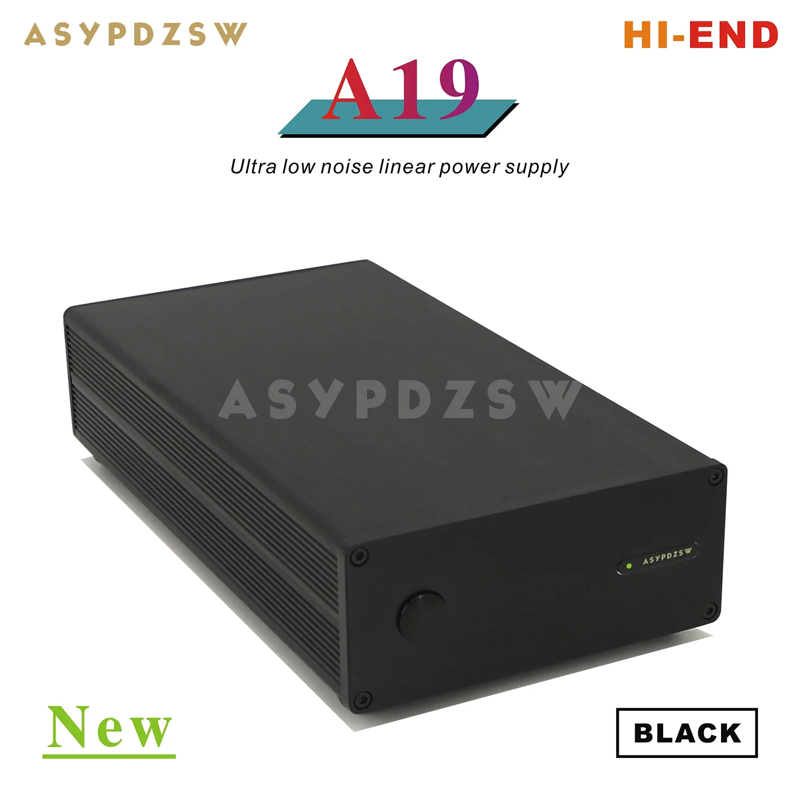 ASYPDZSW New A19 HI-END Type-O Ultra Low Noise Linear Power Supply DC 5V---24V (Optional）