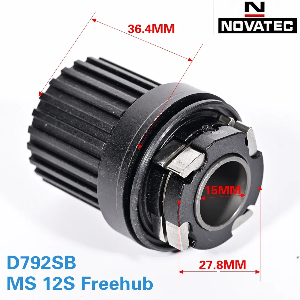 Novatec bicycle hubs D042SB D792SB Repair Parts Freehub Body Upgrade Replacement XD MS 12 Speed HG 8-11 Speed Cassette Body