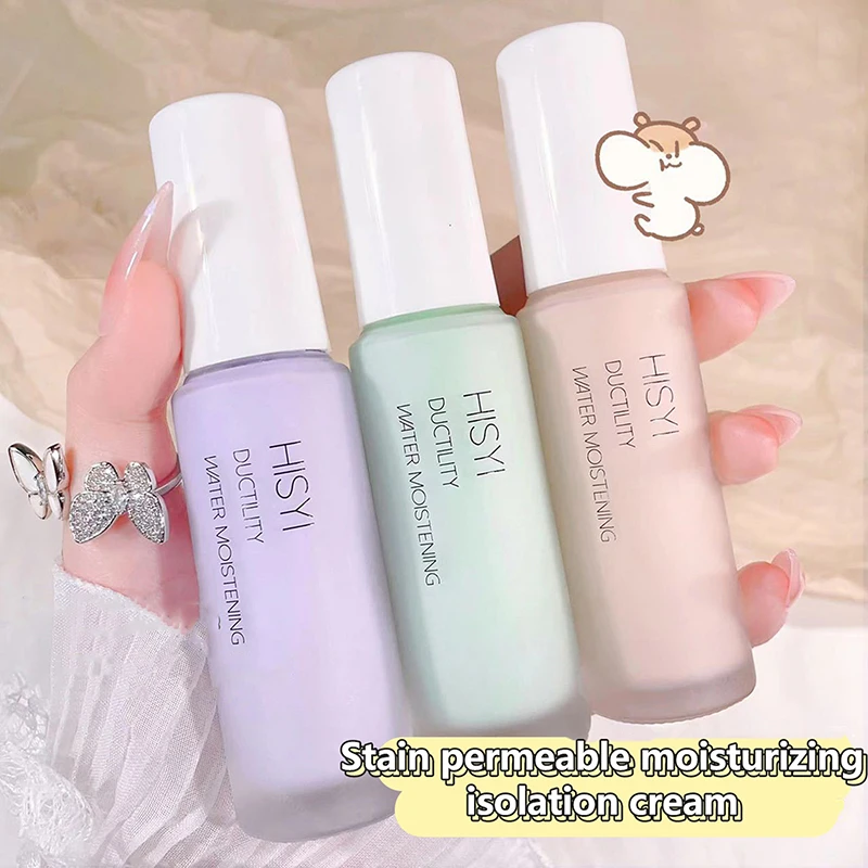 New Makeup Primer Isolation Cream Moisturizing Concealer Natural Even Skin Tone Long Lasting Refreshing Docile Cosmetic