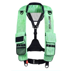 Automatic Inflatable Road Ya jacket Adult Lightweight Marine Fishing Portable High Buoyancy Vehicle Vest