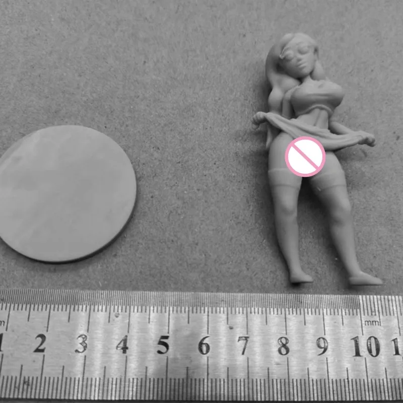 Kit de figurines en résine pour fille coquine, jouet non peint, échelle 1/24