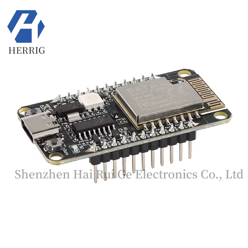 

Dual-band WiFi Bluetooth Low Energy 5.0 module is based on the RTL8720DN chip BW16-Kit/development board