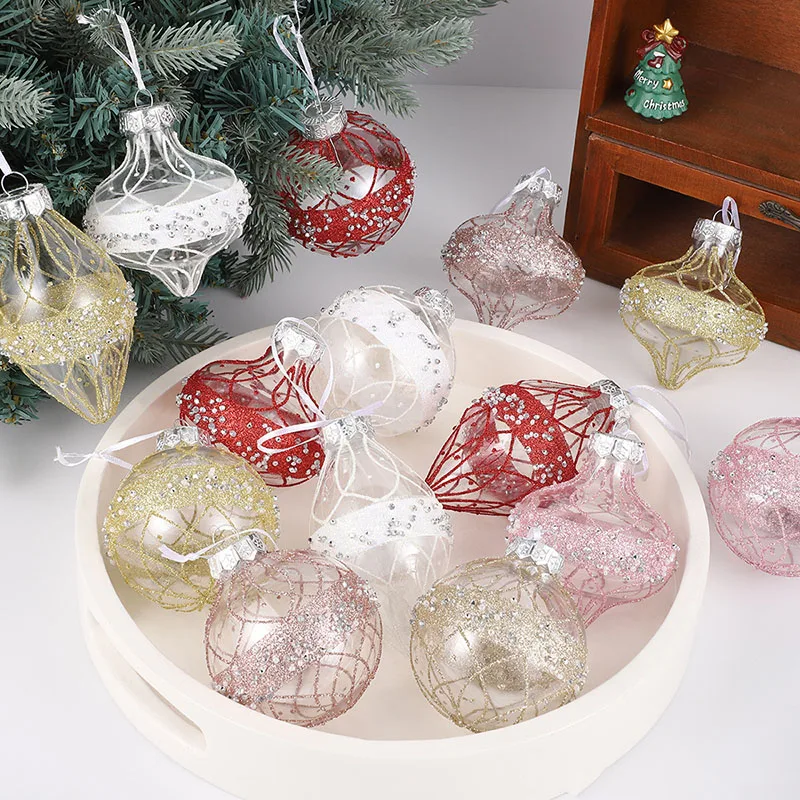 

Красивый рождественский елочный орнамент, подвеска, сверкающий праздничный рождественский шар, атмосферный декор, аксессуар для фото, яркий шар для дома