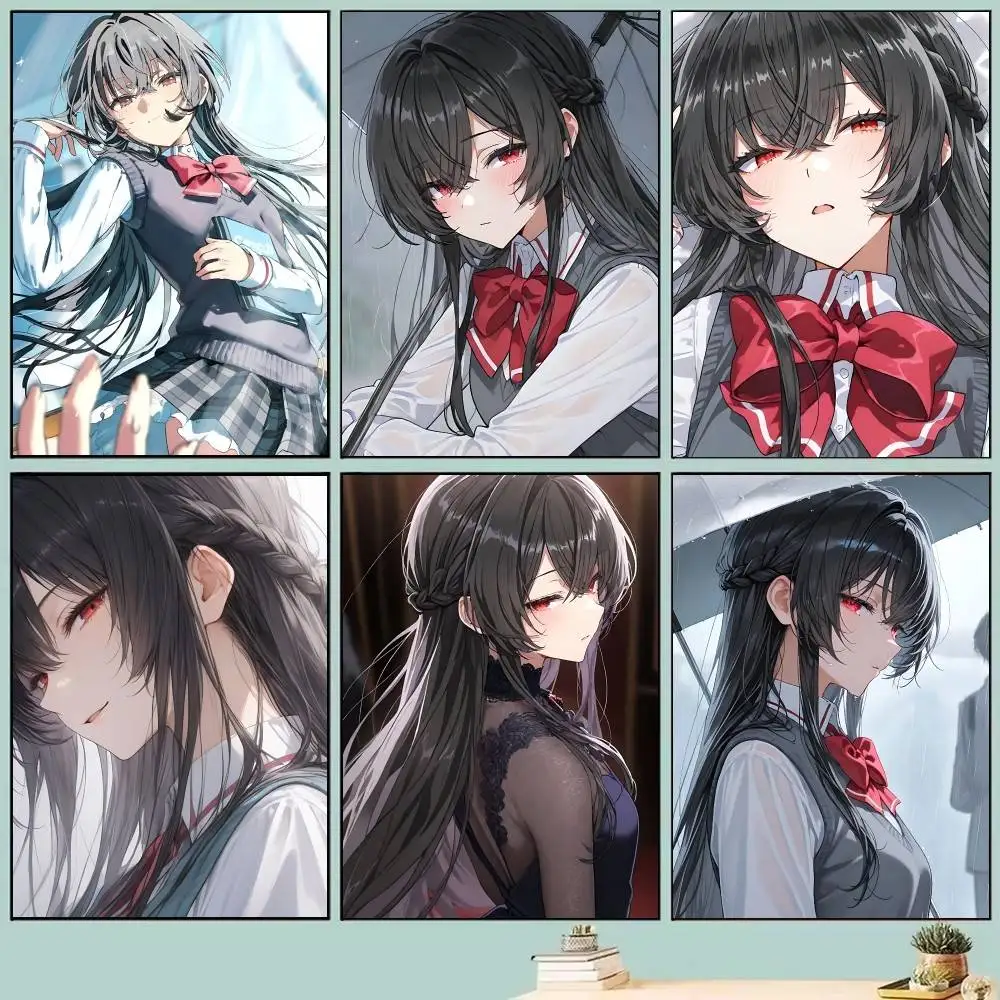 Anime Theres No F-Freaking Way Ill be Your Lover Koto Satsuki Posters Self Adhesive Waterproof Ideal For Living Room Bedroom Bar