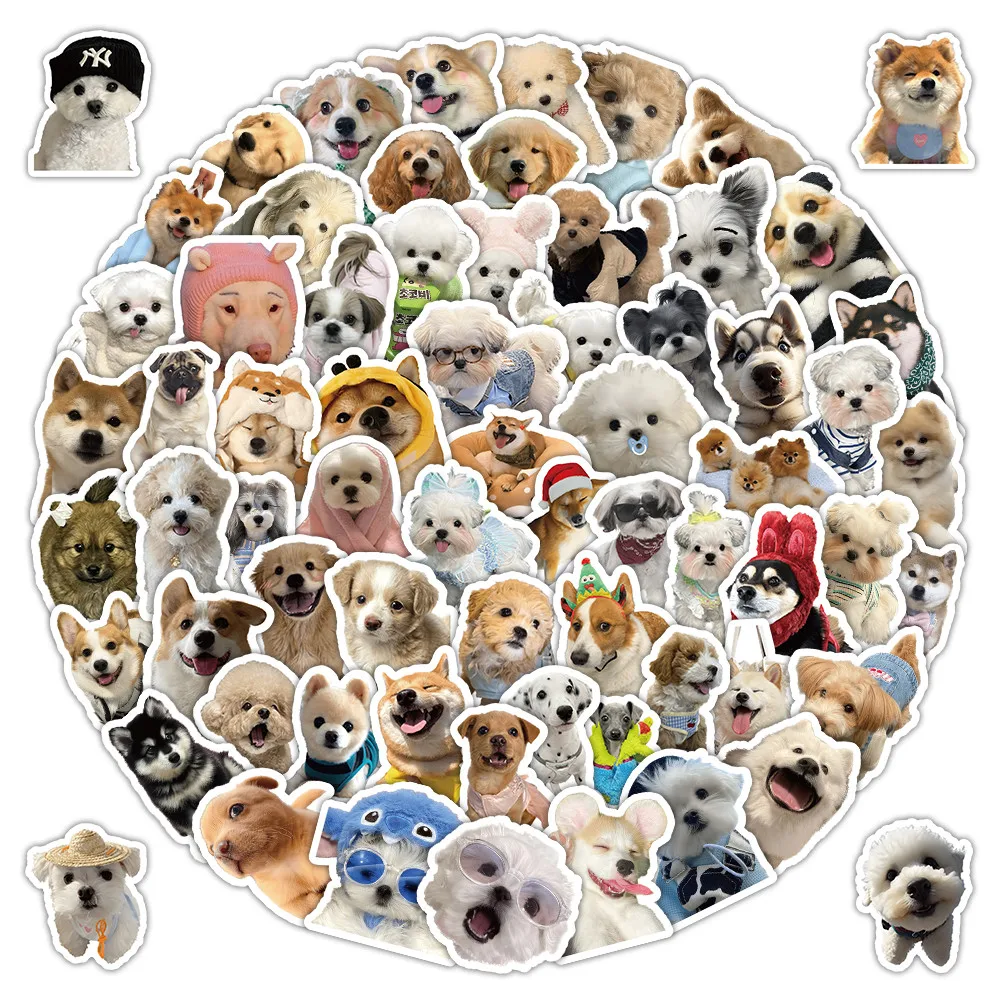 Adorable Puppy Series Stickers (103 Pcs) - Cute Decor for DIY Handmade Backpacks Electronic Devices Peel Joy Sticker Store