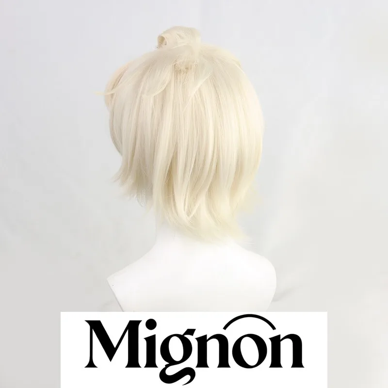 เก็นชิน อิมแพ็ค เบนเน็ตต์ คอสเพลย์ วิกผม ผมสั้นแหลม ของขวัญวันฮาโลวีน