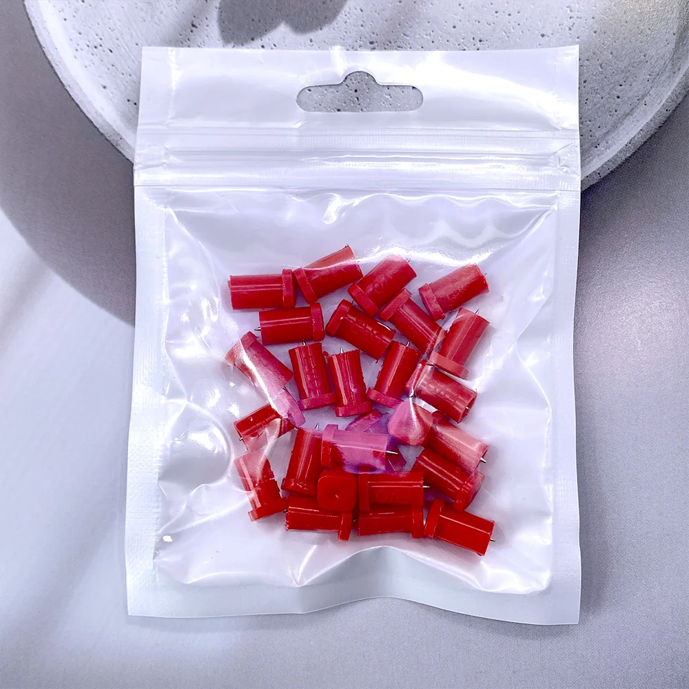 100 stücke Lash Kleber Flasche Anti-blocking Nadel Wimpern Verlängerung Kleber Mund Kopf Stecker Kappen Opener Lash Liefert Make-Up werkzeuge