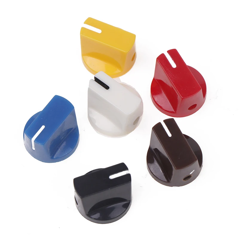 10pcs Multi Color Flet Head Guitar Pedal Knob Electric Guitar Pot Potentiometer Knobs Guitar Accessories Electric Guitar Knob view 5