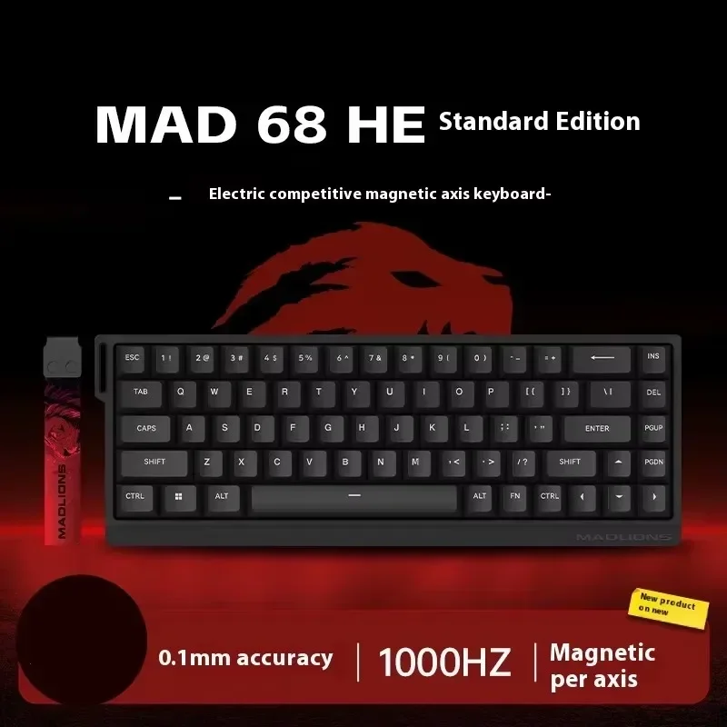 FGG Madlions Mad60 Mad68 He Mechanical Keyboard Magnetic Switch 8k Wired Rgb Hot Swap Custom Keyboard Esport Game Gift Accessory image 3