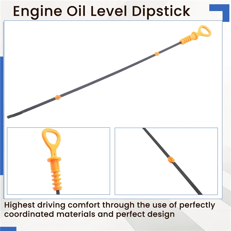 مقياس مستوى زيت المحرك الأصلي لـ A3 8L1 Tt سكودا اوكتافيا 1.6، 1.8T 06A115611Q 38794 Olpeil Rod للمحرك