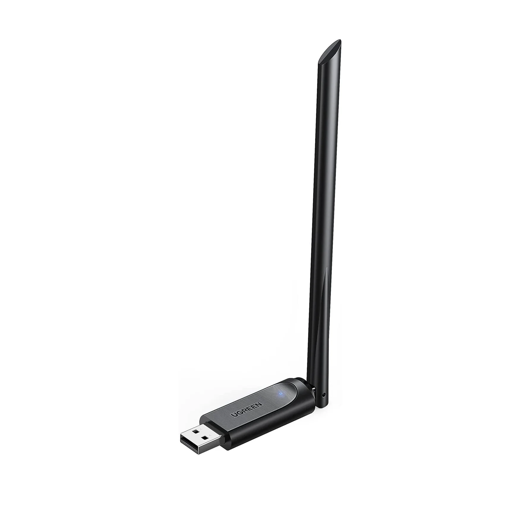 PC 데스크탑용 UGREEN AC650 USB WiFi 어댑터 6dBi 안테나 2.4GHz 5GHz 듀얼 밴드 무선 어댑터