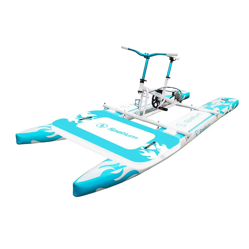 Spatium Sup Water Bike 3.0 Inflatable Pedal Boat Inflatable Pedal Kayak Water Bikes for Lake Fishing Pedal Boat More Stable