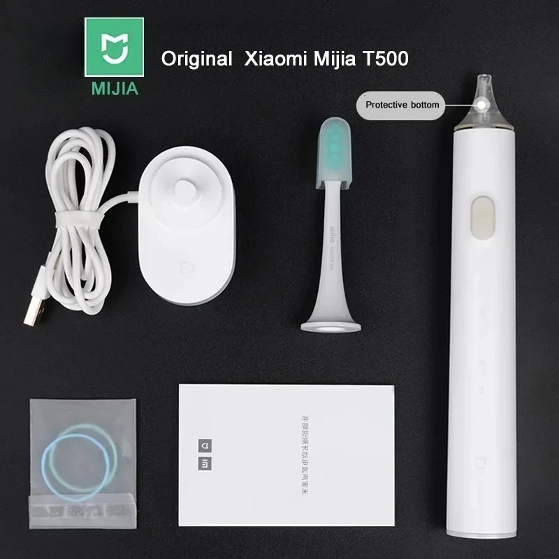 MIJIA T500 T300 Electric Toothbrush Smart Sonic Brush Ultrasonic Whitening Teeth vibrator Wireless Oral Hygiene Cleaner view 6
