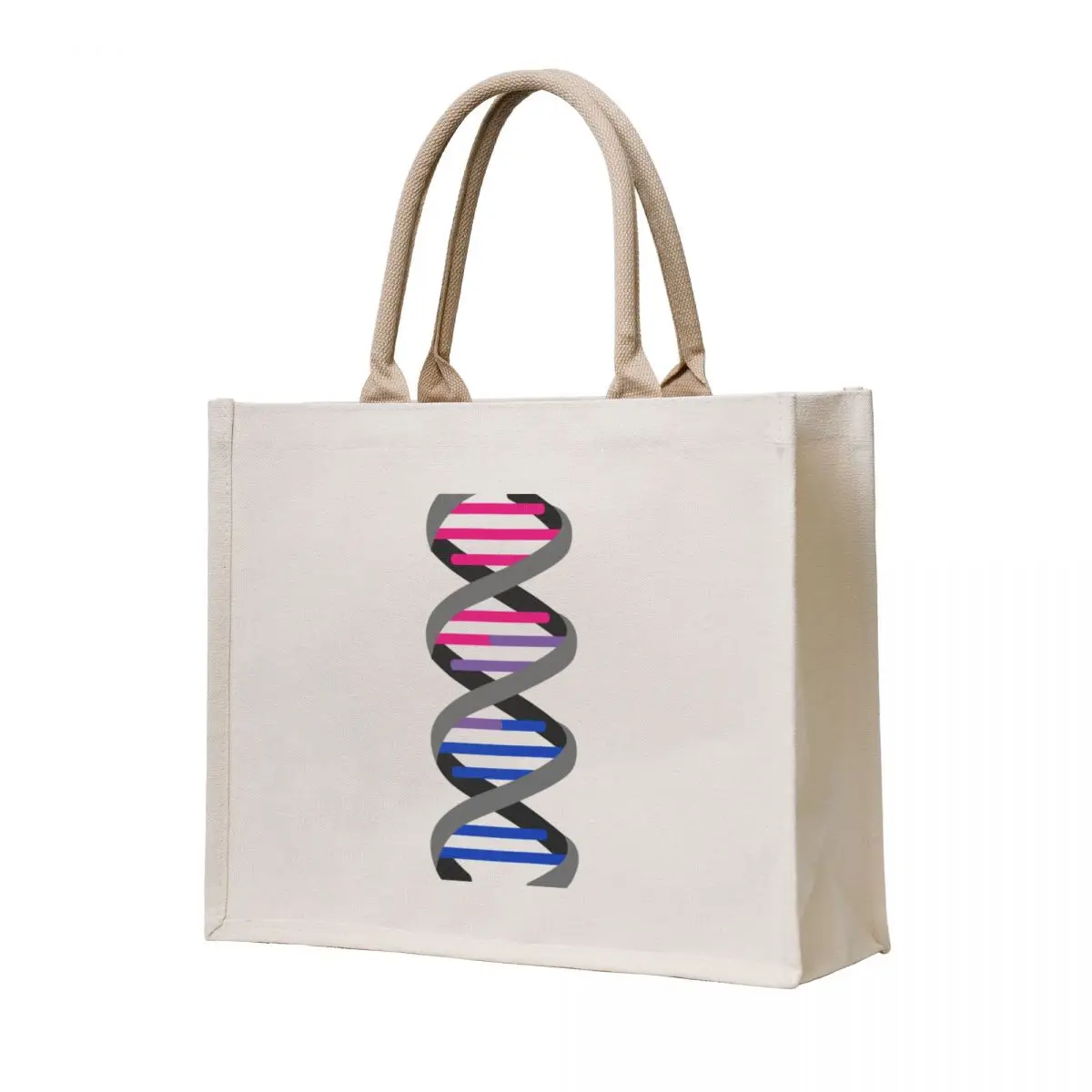 

Bisexual DNA Tote Bag women bag sac pour femme custom tote bag eco pack