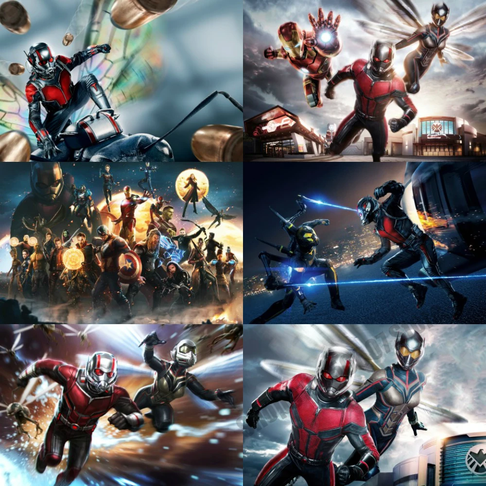 5D Diamond Painting Ant-Man 2 Marvel Superhero Movie The Wasp Embroidery Cross Stitch Kits Mosaic Home Decoration Gift