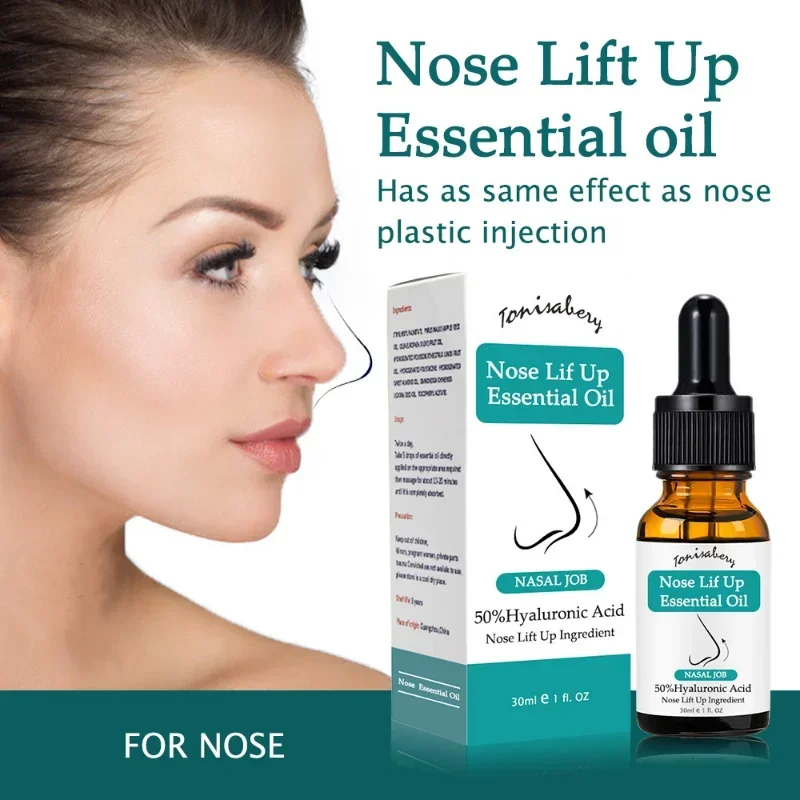 Nose Essential Oil Lift Up Heighten Rhinoplasty Nasal Bone Remodeling Collagen Firming Moisturizing Nose Serum Face Skin Care