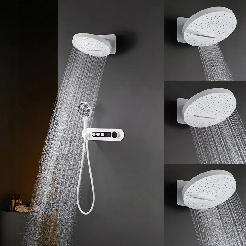 صنبور ثرموستاتي جونميتال أو نحى الذهب ثرموستاتي صنبور الساخن والبارد دش صنبور جدار جبل الحمام الحنفية دش مجموعة #6