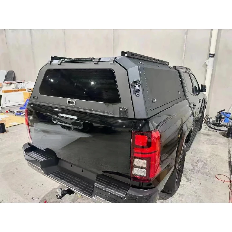 Steel High Hard Top Camper Shell Truck Canopy Toppers for Poer F150 T60 T70 T90