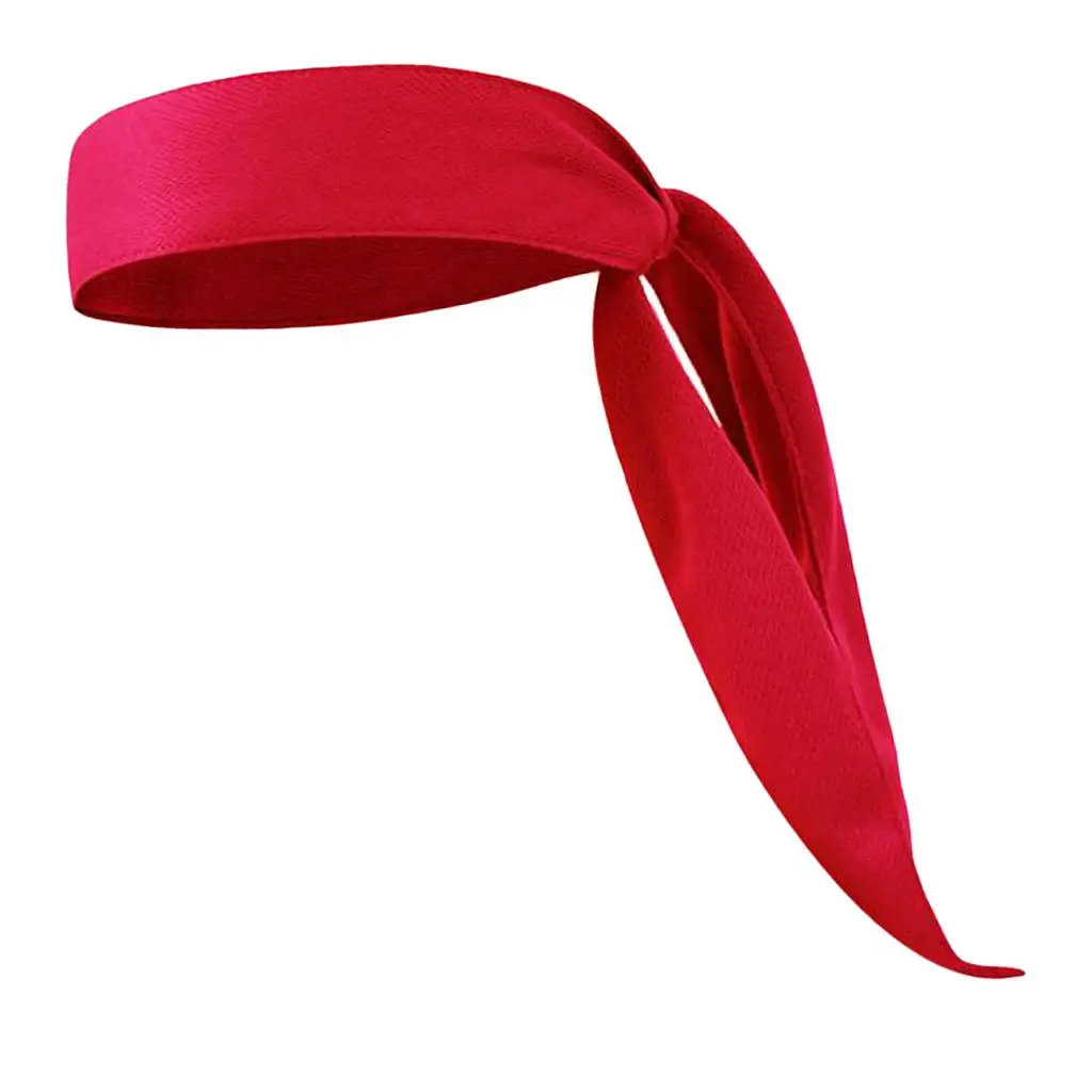 Stretch Sweatband Head Tie Scarf Bandana Headband for Tennis