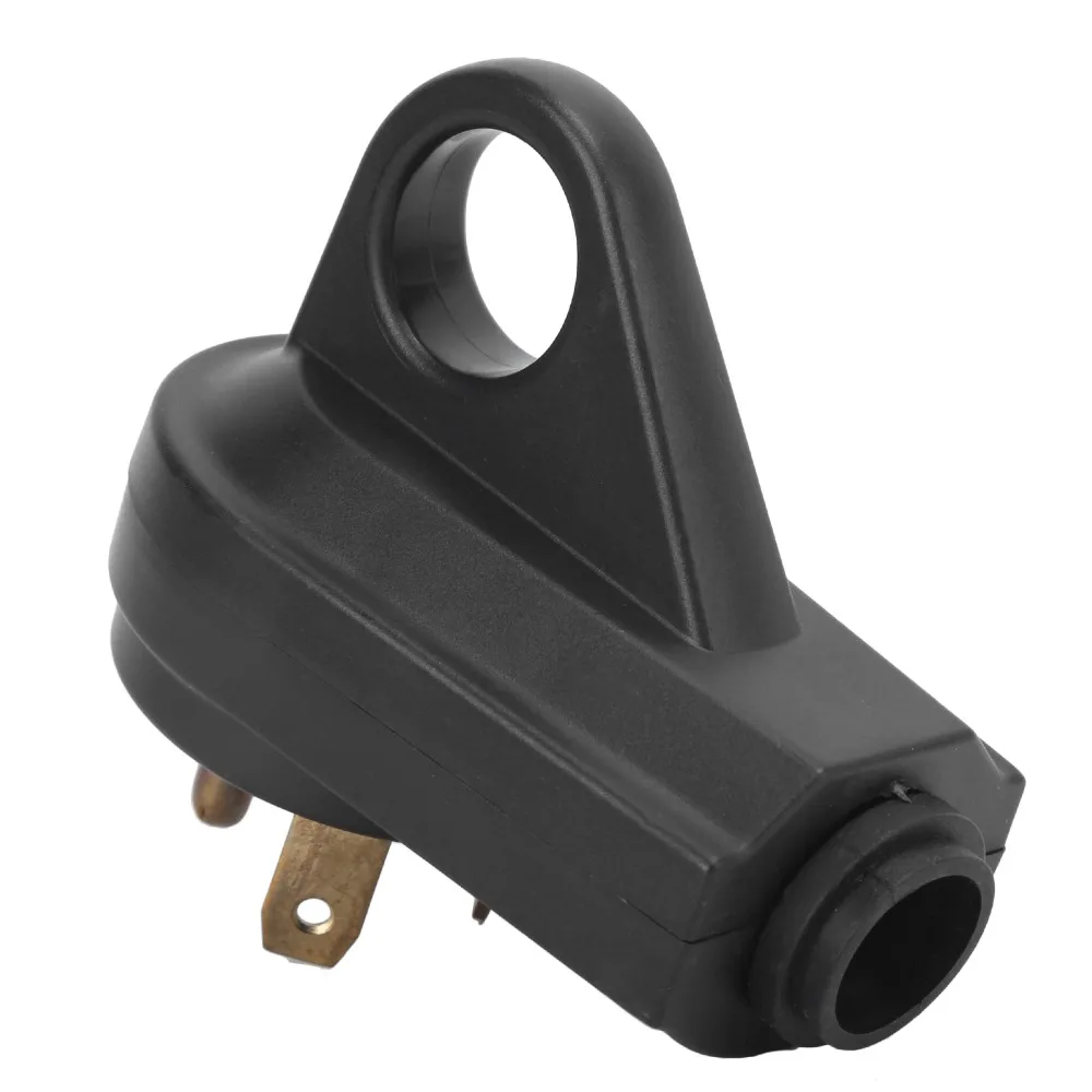 

Durable 30A 125V Electrical Adapter Ergonomic Grip Handle RV Plug Male Plug Caravan