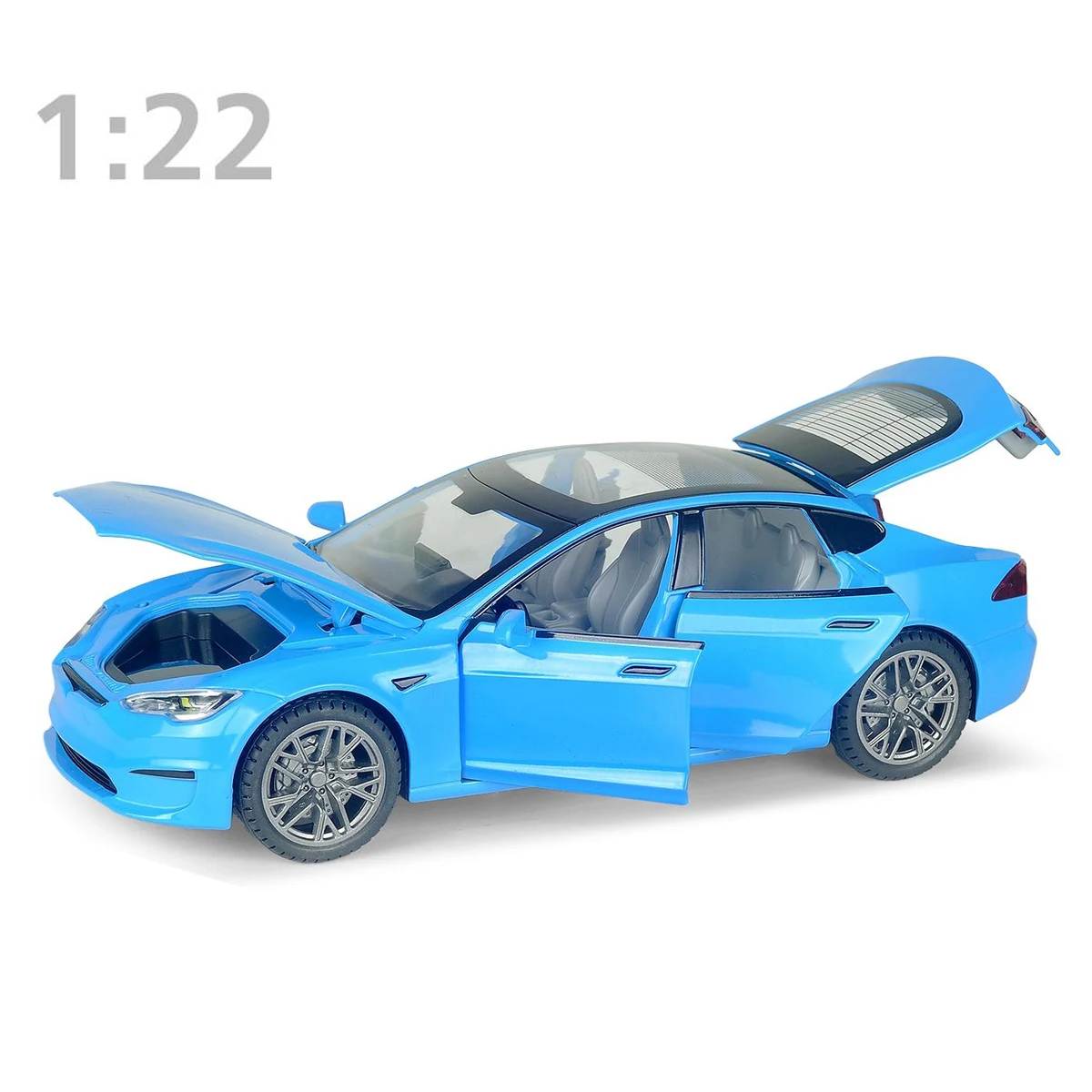 1:22 Mini Legering Model Auto Hoge Simulatie Speelgoed Autodeuren Geopend Collectible ornamenten Set Kid's Gift met Licht & Geluid Pull Back