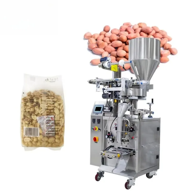 Custom Nitrogen Vertical Granular Forming Filling Sealed Packaging Machine Coffee Beans Potato Chips Nut Packaging Machine