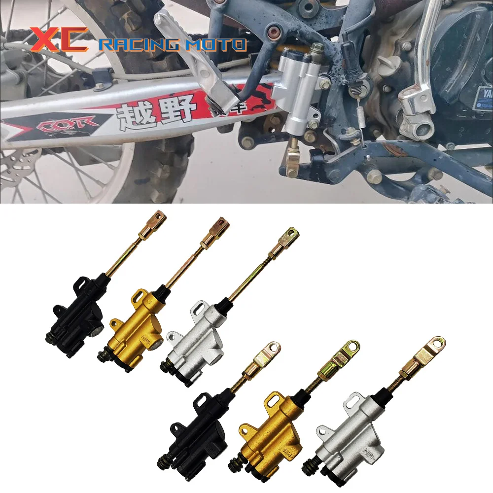 

Motorcycle M10 Rear Hydraulic Brake Master Cylinder Pump For ATV Honda KTM Yamaha Kawasaki Suzuki Husqvarna Kayo Bosuer Zongshen