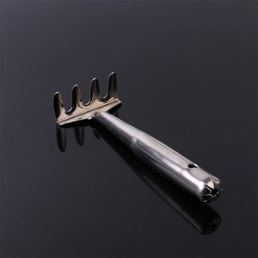 

3pcs Garden Tool Set Stainless Steel Gardening Rake Spade Shovel Multi-functional Transplanting Weeding Soil Loosening Flower