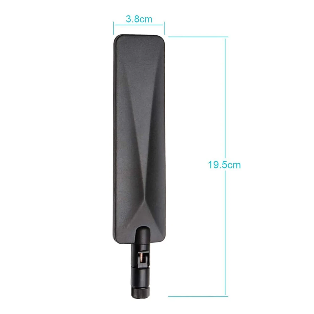 4G LTE Antenna 12dBi SMA Male Cellular Antenna Compatible with 4G Wireless CPE Router Hotspot Cellular Gateway Industrial IoT