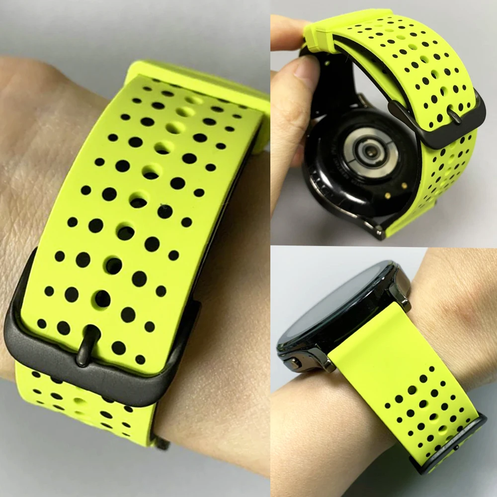 22 mm Silikonarmband für Huami AMAZFIT BALANCE 2/GTR 47 mm 4 3 2e/Stratos 3/BIP 6 5 Sportarmband für Huawei Watch GT 6 Pro Armband