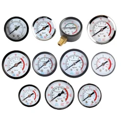 1pc Y40 Y50 Pressure Gauge 0-180PSI Gas Water Fuel Liquids Meter Accurate Pressure Measurement Gauge For Air Compressor