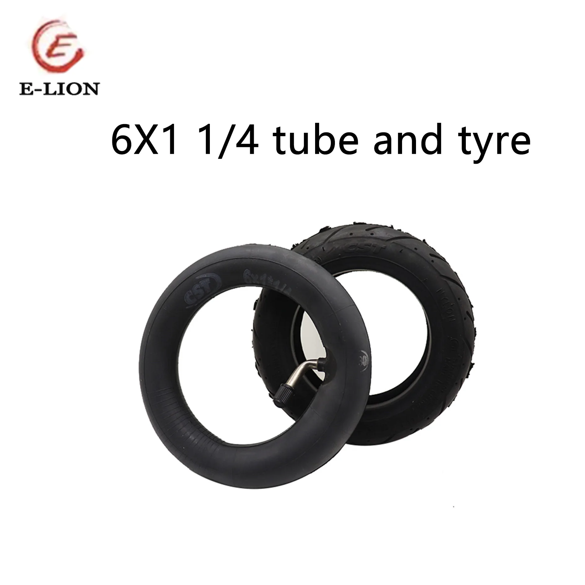 6 Inch 6x1 1/4 Tire CST Inner Tube Outer Tyre for Mini Foldable Carbon Fiber Electric Scooter High-quality Accessories