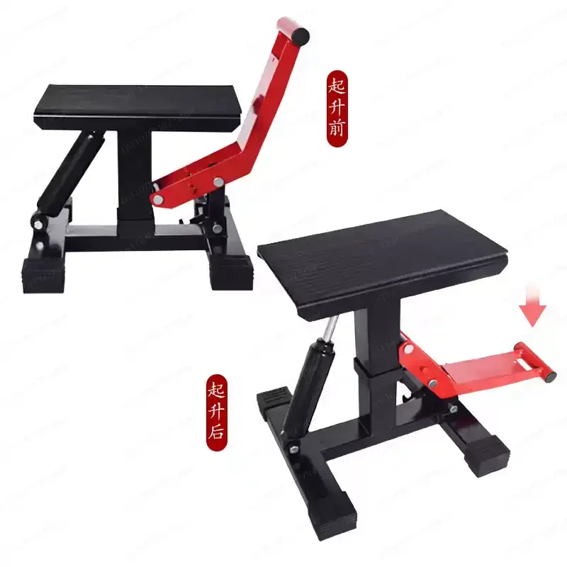Heavy‑Duty Hydraulic Motorcycle Lift Stand, Maintenance Repair Ramp Fit Off‑Road and Universal Motorcycles
