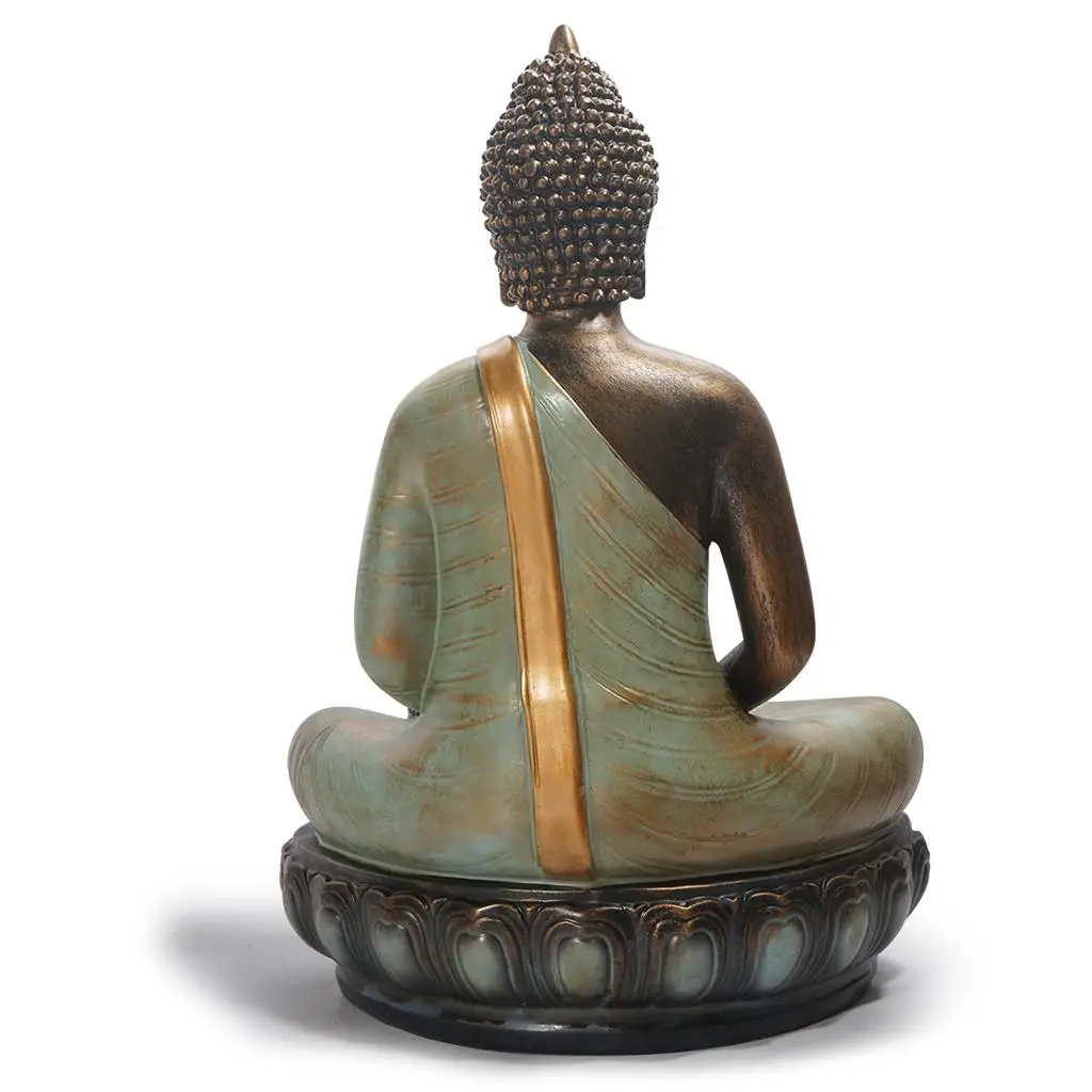 Garden Buddha Sculpture Resin Modern Decorative Statuette for Outdoor Zen Art and Yard Decor