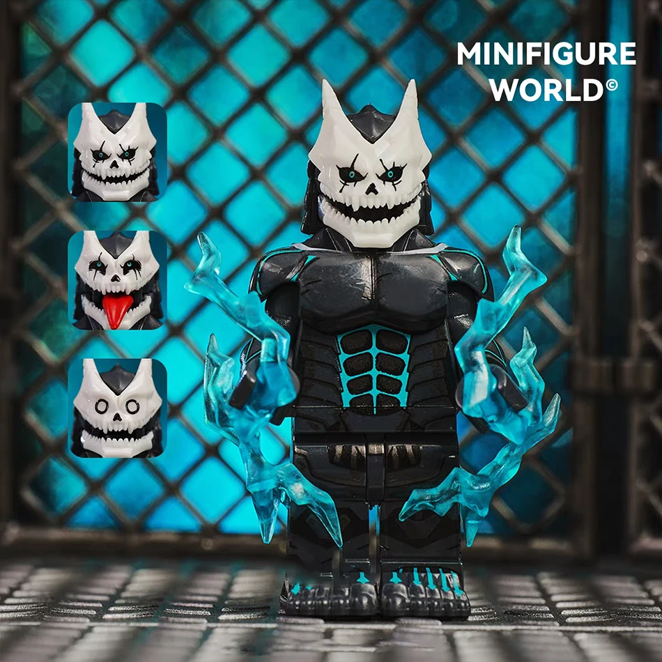 

MOC Bricks Аниме Kaiju NO.8 Monster Building Blocks Hibino Kafka Ashiro DIY Мини Фигурки Мультяшная Модель Игрушки для Детей Подарок