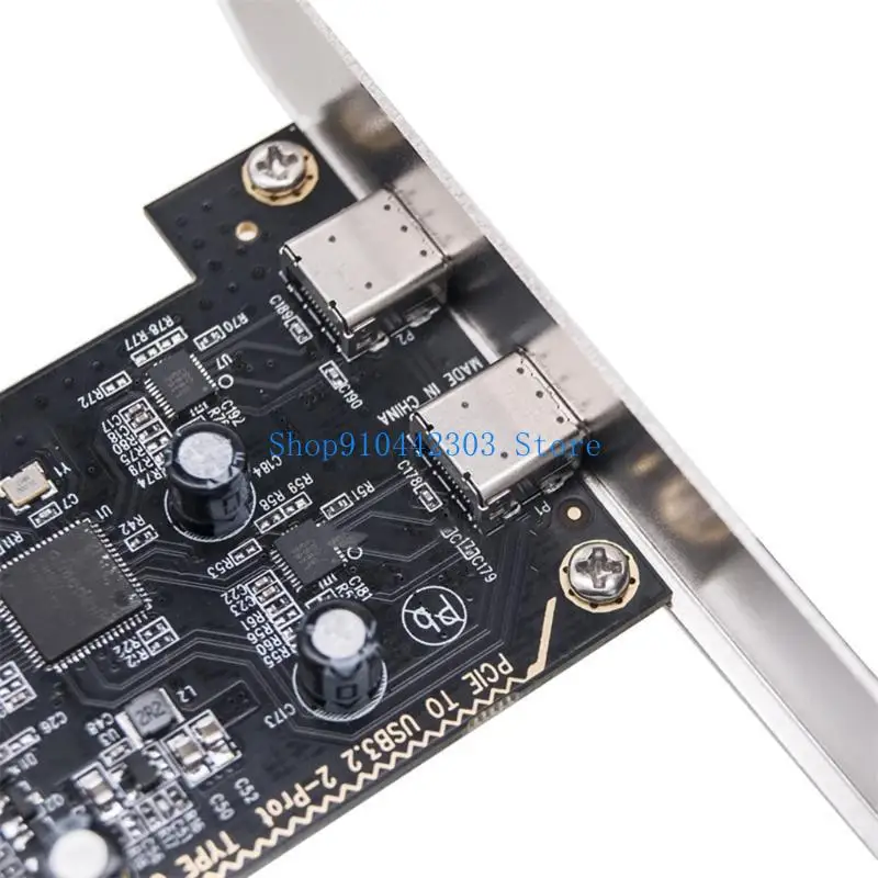 PCIE zu 2-Port USB3.2 Gen1 Erweiterungskarte mit 5 Gbit/s Übertragungsrate, Kompatibel mit Windows-Systemen 5 Gbit/s Schneller Datenzugriff – Detail 8