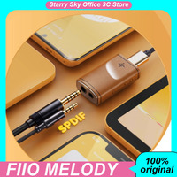 FiiO Melody DAC and Headphone Amplifier Portable Small Tail PCM 384kHz/32bit DSD256 Lossless DSD Decoding Headphone Amplifier