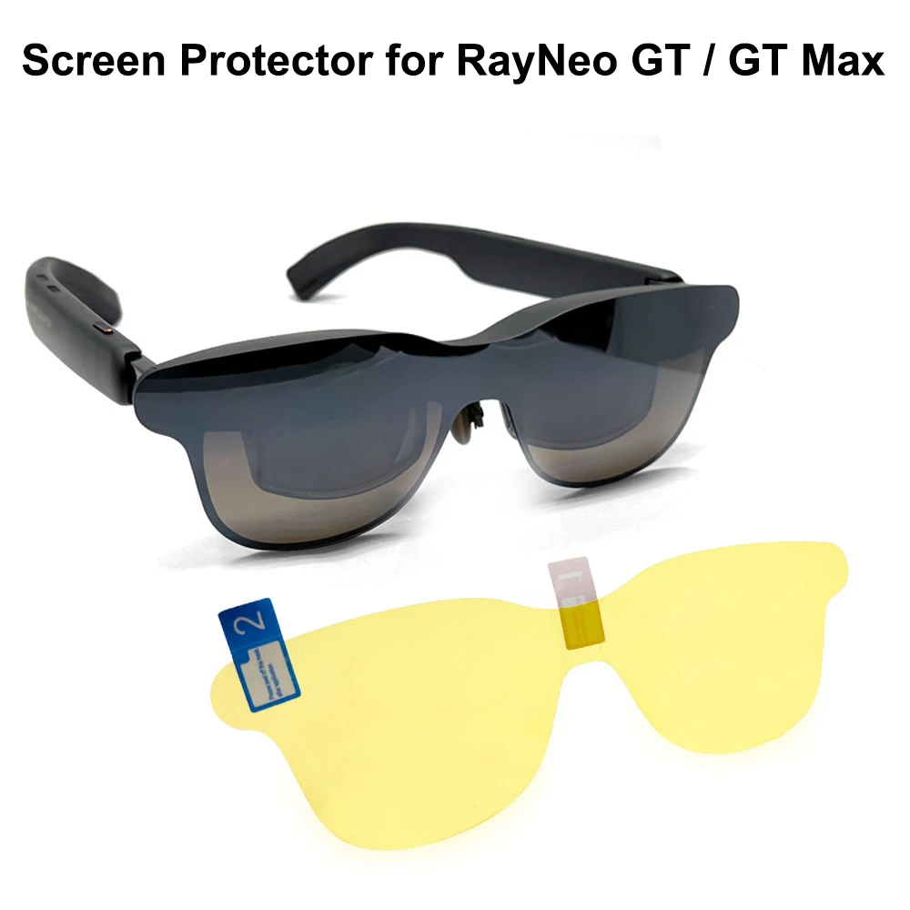 PET Lens Protective Film For RayNeo GT/ GT Max AR Glasses Anti-Scratch Clear Lens Screen Protector Cover Accessories