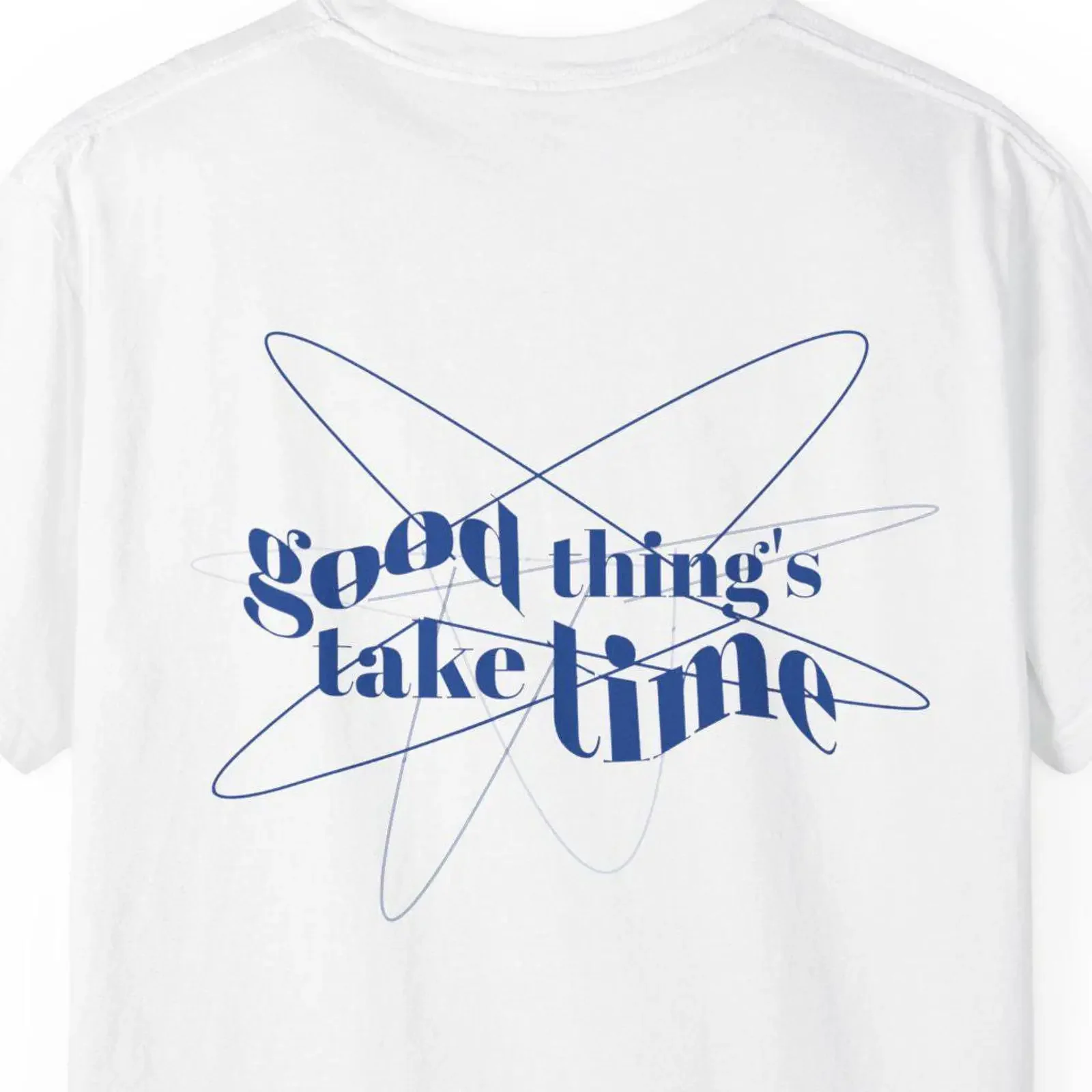 Les bonnes choses prennent du temps T-shirt Citation minimaliste d'affirmation positive La santé mentale compte Top Esthétique Motivation Vintage
