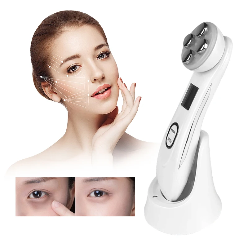 Mesotherapy Electroporation RF Radio Frequency Facial LED Photon Skin Care Beauty Device Face Lifting Tighten Wrinkle Removal