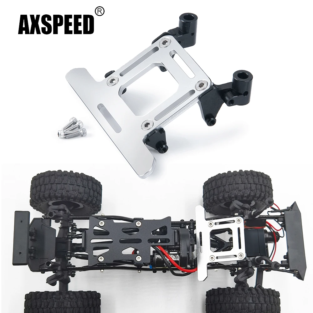 

AXSPEED металлическое Крепление ESC модифицированный комплект для Axial SCX24 90081 Deadbolt AXI00001 AXI00004 1/24 RC Гусеничный автомобиль грузовик запчасти