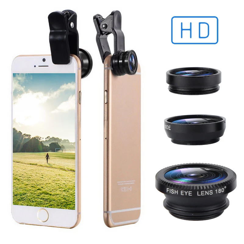 Deluxe Packaging Compact Professional Sleek Innovative Technology Durable Game-changer Smartphone Camera Zoom Lens Three-in-one