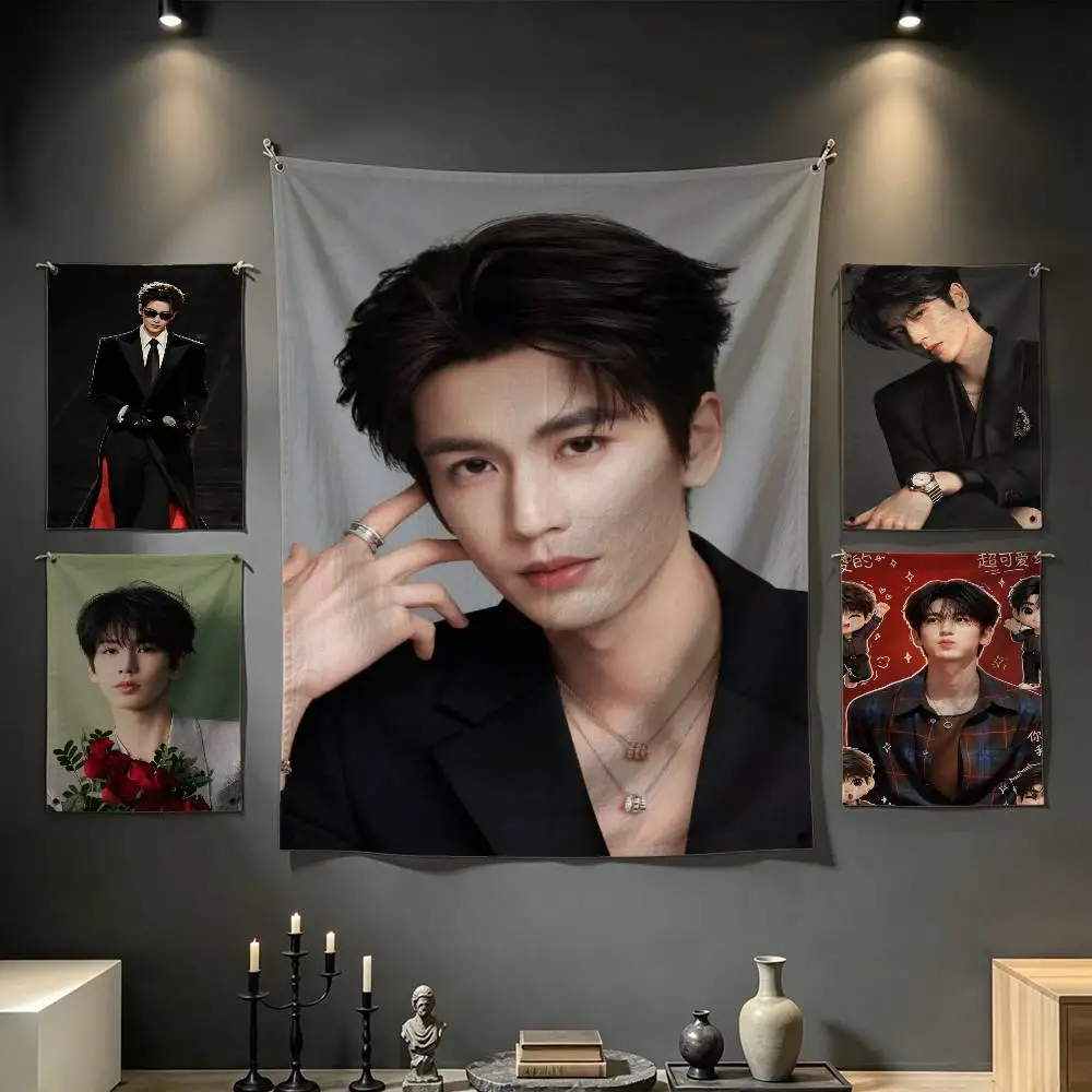 S-Soft Minimal Zhang Linghe Drama A-Actor Tapestry Tropical Ocean Wall Hanging for Bedroom Living Room Dorm Home Decor