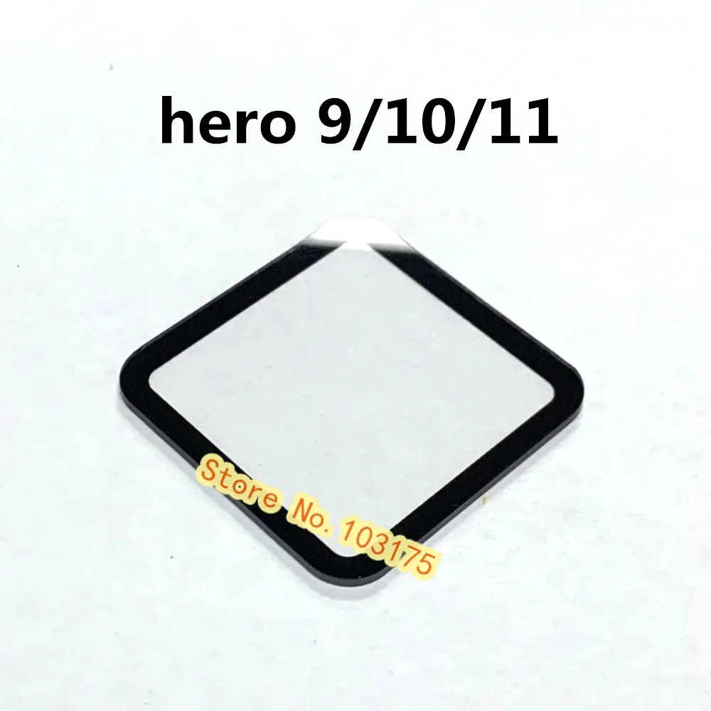 Original For Gopro Hero 10  9 Action Camera Front Small LCD Screen Display Protection  Glass part