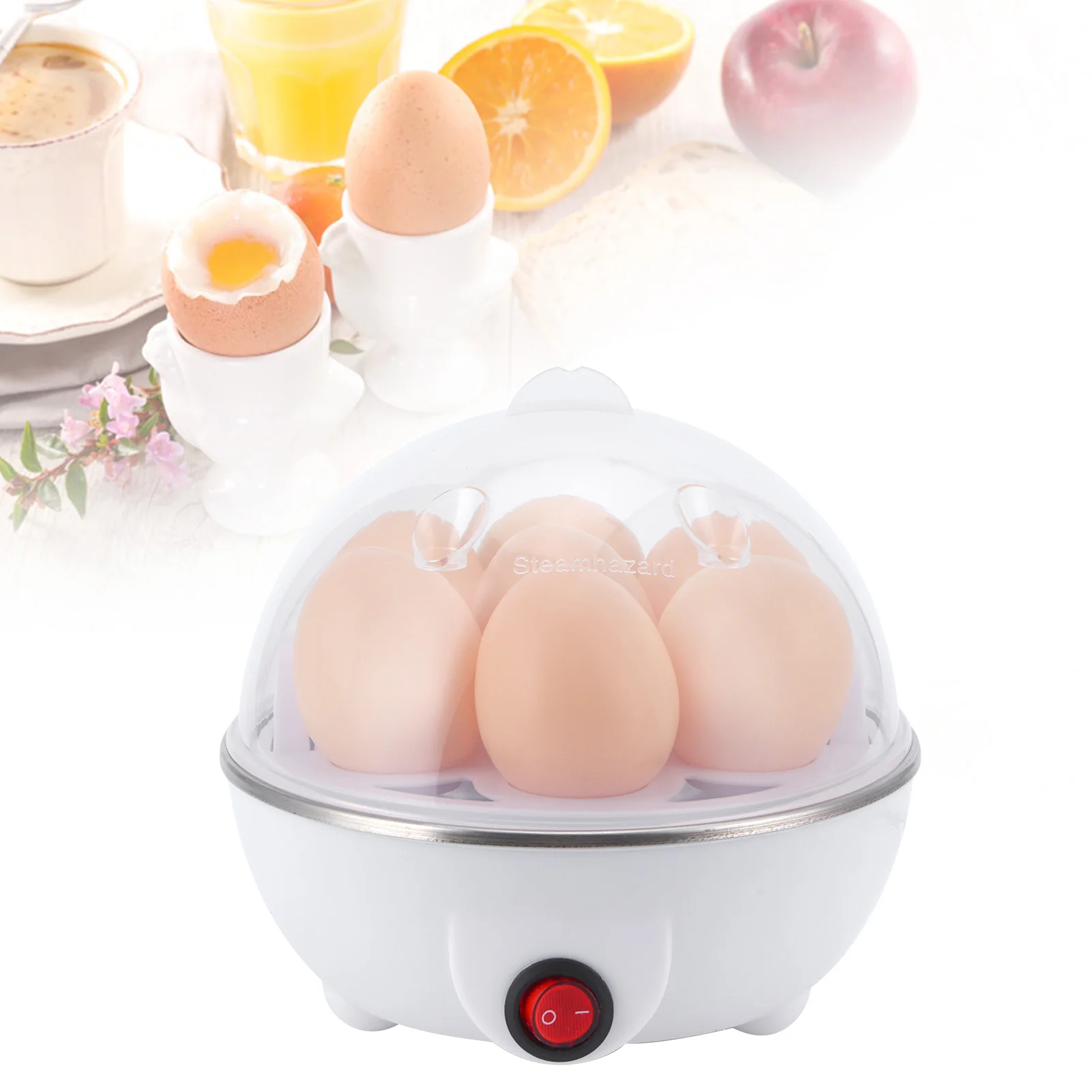 Egg Boiler Egg Poacher Electric Eggs Boiler Multifunctional Mini Eggs Cooker  Poacher for Kitchen Use