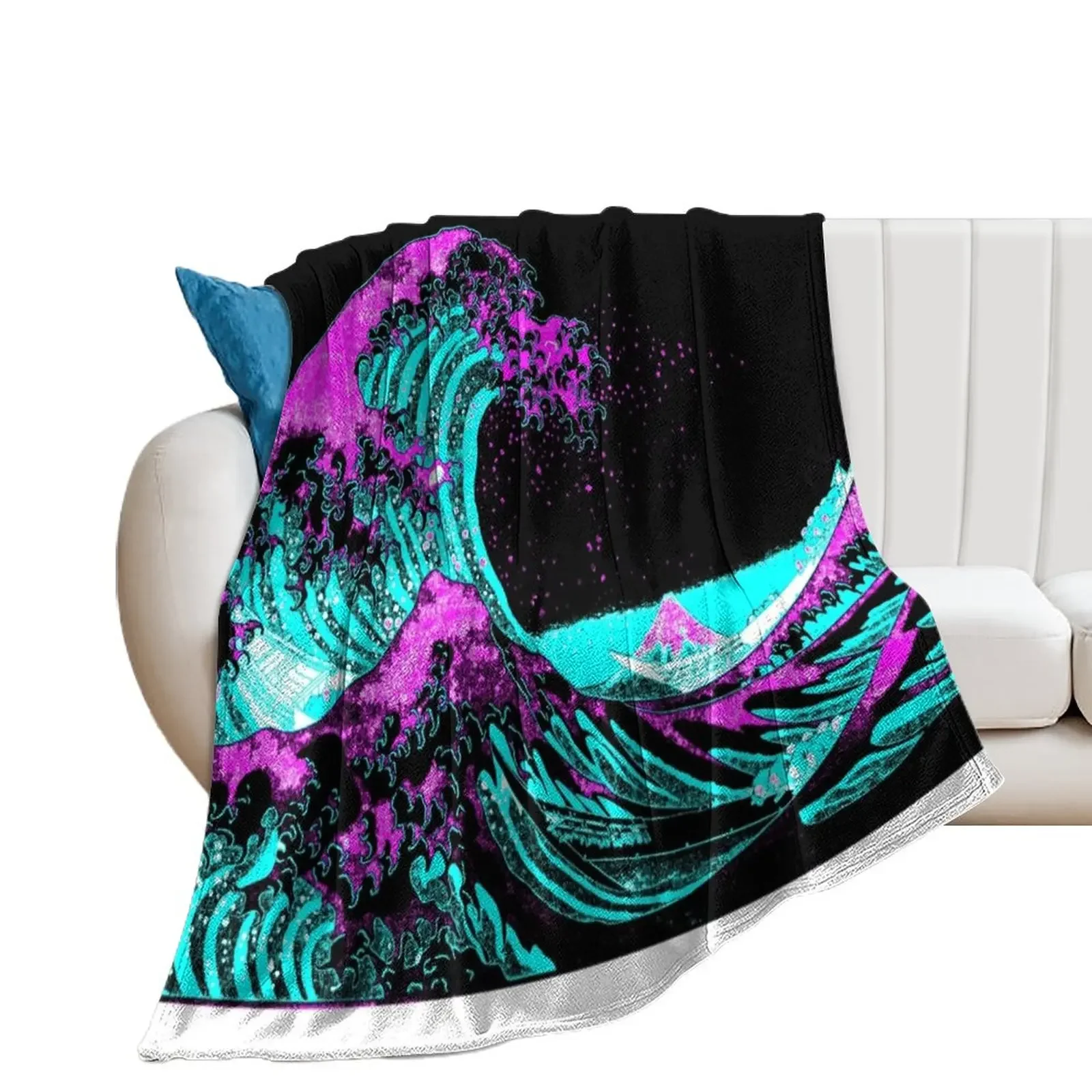 

Vapourwaves Japanese Digital Art Throw Blanket For Baby blankets and throws Blankets