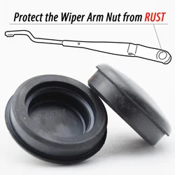 Car Windscreen Front Wiper Arm Nut Cap Bolt Cover For Kia Ceed 2006 - 2012 Rio Optima K5 Hyundai i30 OE# 983803F000 983801H000